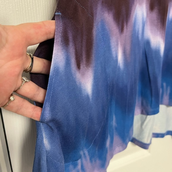 LOGO by Lori Goldstein Blue and Purple Tunic - Picture 2 of 10